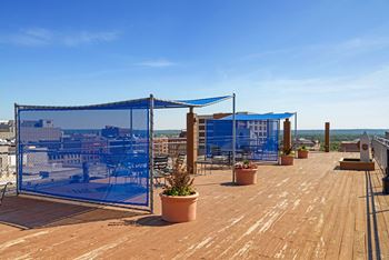 Rooftop patio